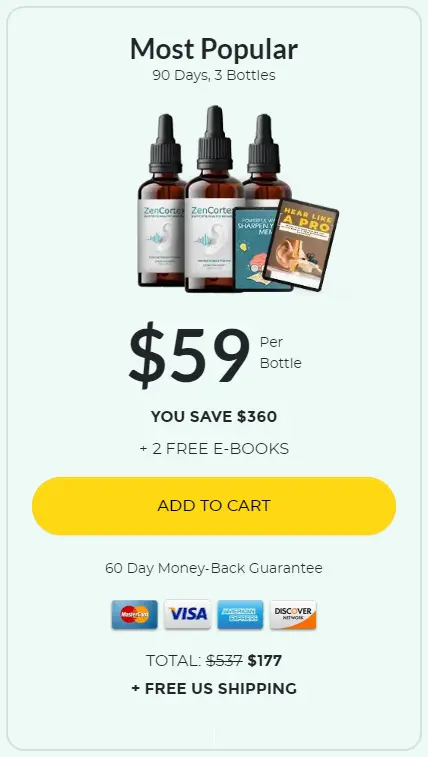 ZenCortex 3 bottle buying options discounts